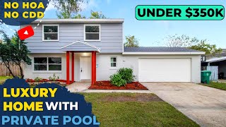 Beautiful Luxury Home in DeLand, FL! with PRIVATE POOL Under $350,000😱🤯😍