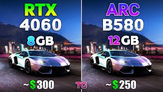 ARC B580 vs RTX 4060 - Test in 10 Games