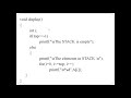 Stack Using Array: Program
