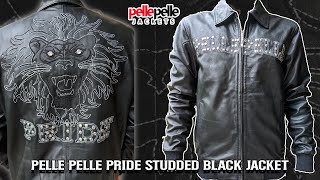 Pelle Pelle Pride Studded Black Jacket | The Pelle Pelle Jackets