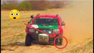 Sahibzada sultan muhammad ali sahib tacoma || drifting in thal off road race