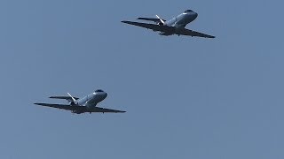 平成25年度 小牧基地航空祭 オープニングフライトU-125A飛行展示 2014.02.23