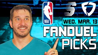 FanDuel NBA DFS Lineup Picks Today (3/13/24) | NBA DFS ConTENders