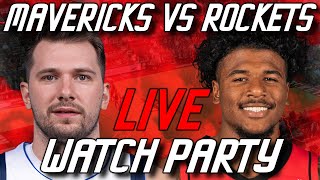 Mavericks vs Rockets Live Watch Party - NBA Regular Season 2023-2024