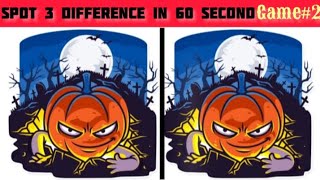 Spot the difference in 60 second Game #2 , easy , medium , hard game