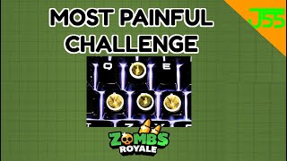 MOST PAINFUL ZOMBS ROYALE CHALLENGE! (Gone Wrong)