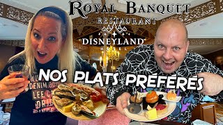 NOUVEAUTES FOOD AU RESTAURANT ROYAL BANQUET A DISNEYLAND PARIS AU DISNEYLAND HOTEL