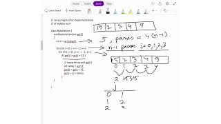Bubble Sort in Java - part 2