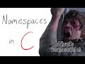 Namespaces in C (Renamable libraries)