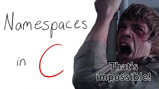 Namespaces in C (Renamable libraries)