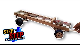 MEMBUAT TIE ROD UNTUK MINIATUR TRUK KARDUS || TUTORIAL