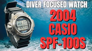 reviewing The 2004 Casio Diver focused watch SPF-100s #casio #watch #vintage