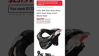 Motorhelmets Store Sale Alpinestars Neck Support MX and Leatt SNX Pilot Neck Brace Snow Body Armor