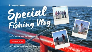 Mancing di pinggir laut Osaka, Inilah hasilnya!...#special fishing vlog