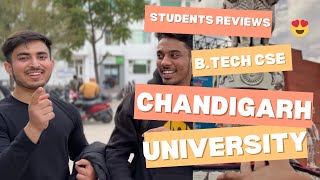 Students Review of BTech CSE at Chandigarh University 😍✨