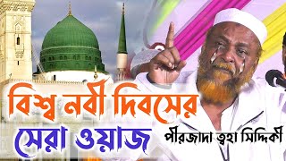 বিশ্ব নবীর ঘটনা | সেরা ওয়াজ পীরজাদা ত্বহা সিদ্দিকী | pirzada toha siddiqui waz | bangla waz 2021