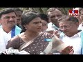 ఆ మంత్రిని చెప్పుతో కొడతాను అన్నాను ys sharmila comments on minister niranjan reddy hmtv