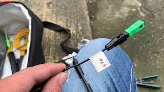 Instalación cliente fibra óptica - FTTH fibra óptica hasta el hogar