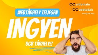 Webtárhely TELJESEN INGYEN!! (5gb tárhely) #5gb #1