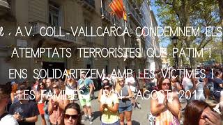 Els veïns rebutgen el terrorisme