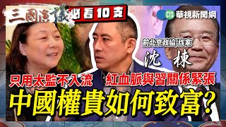 中國權貴如何致富？｜#沈棟 #矢板明夫 #汪浩｜@華視三國演議｜三國必看精華