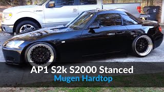 Black AP1 S2k S2000 Mugen hardtop Honda Lowered and Stanced