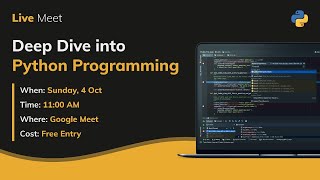 #3 - Deep Dive into Python | Functions | File handling