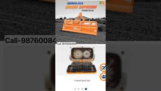 Sonalika Smart Supremo Rotavator #farmequipment #hayeragrotech #agriculture #farming #shorts #viral