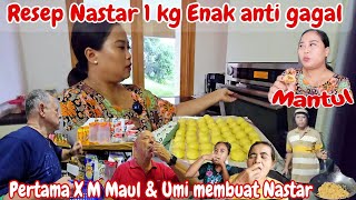 RESEP NASTAR ENAK 1KG ANTI GAGAL‼️SAT SET BELANJA KEBUTUHAN NATAL,SUAMI COMAT COMOT~ GAK ELENG 😆