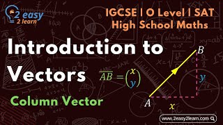 वैक्टर का परिचय | कॉलम वेक्टर | O लेवल गणित | IGCSE गणित | हाई स्कूल गणित | CAIE परीक्षा