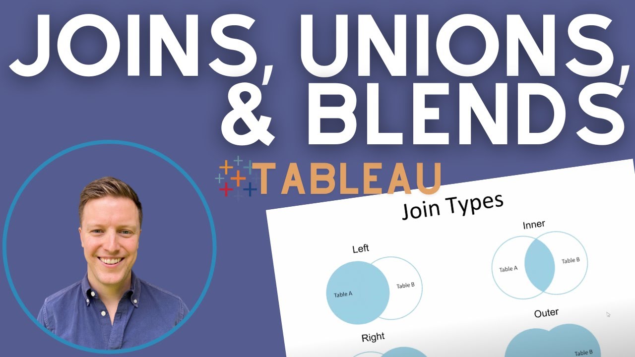 Joins, Unions And Blends In Tableau. What's The Difference? - YouTube