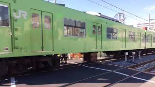 おおさか東線北区間試運転蒲生踏切にて撮影