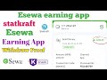 statkraft Esewa earning app withdraw proof|| Esewa earning app in Nepal