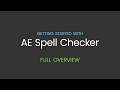 Getting Started with AE Spell Checker for After Effects