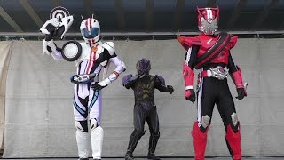 「仮面ライダードライブ」ショー　マッハ登場　2015.4.12　Kamen Rider Drive Show