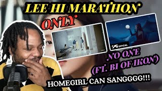 DISCOVERING LEE HI!! | Lee Hi - No One MV [Ft. BI of Ikon] & Only MV (FIRST TIME REACTION)