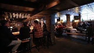 This amazing bar is hidden down an alley, behind a parking garage, in a basement