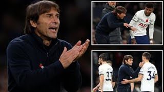 Antonio Conte warning to Spurs fans after side was booed off at half-time against Liverpool