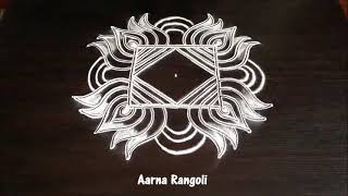 #aarnarangoli lotus kolam designs / Thaimasam special rangoli video / c24122