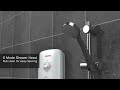 redring expressions revive electric shower features