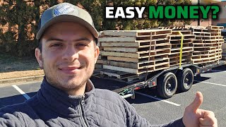 Selling Pallets With No Experience! $500 Day In The Junk Removal Business