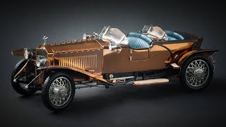 1921 Rolls-Royce Silver Ghost Tourer Solid Copper Body By Brockman - Franklin Mint 1:24