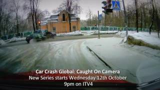 Russian road crashes, smashes and lucky escapes