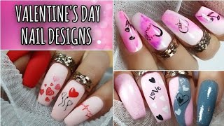 Valentine's Nail Art❣️|Easy Valentine's Day Nail Design|San Valentino Nail Art,🥰🥰❤️💅💅#subscribe