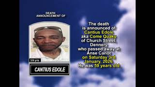 Cantius Edole ~ Short Obituary