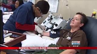 Cold Weather, Sickness Triggers Blood Emergency