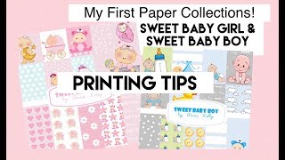 My New Digital Collection - Printing Tips