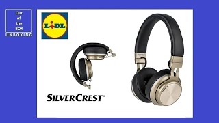 SilverCrest Bluetooth® On-Ear Headphones SBKP 1 A2 UNBOXING (Lidl 400 mAh 3.7V v4.0)