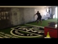 bernard blake triple broad jumps over 33 feet