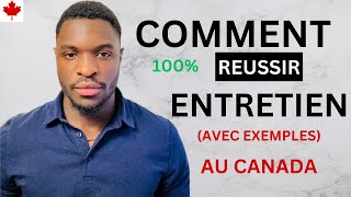 QUESTIONS D'ENTREVUE : Comment réussir un entretien (Exemple: en debut de carrière)